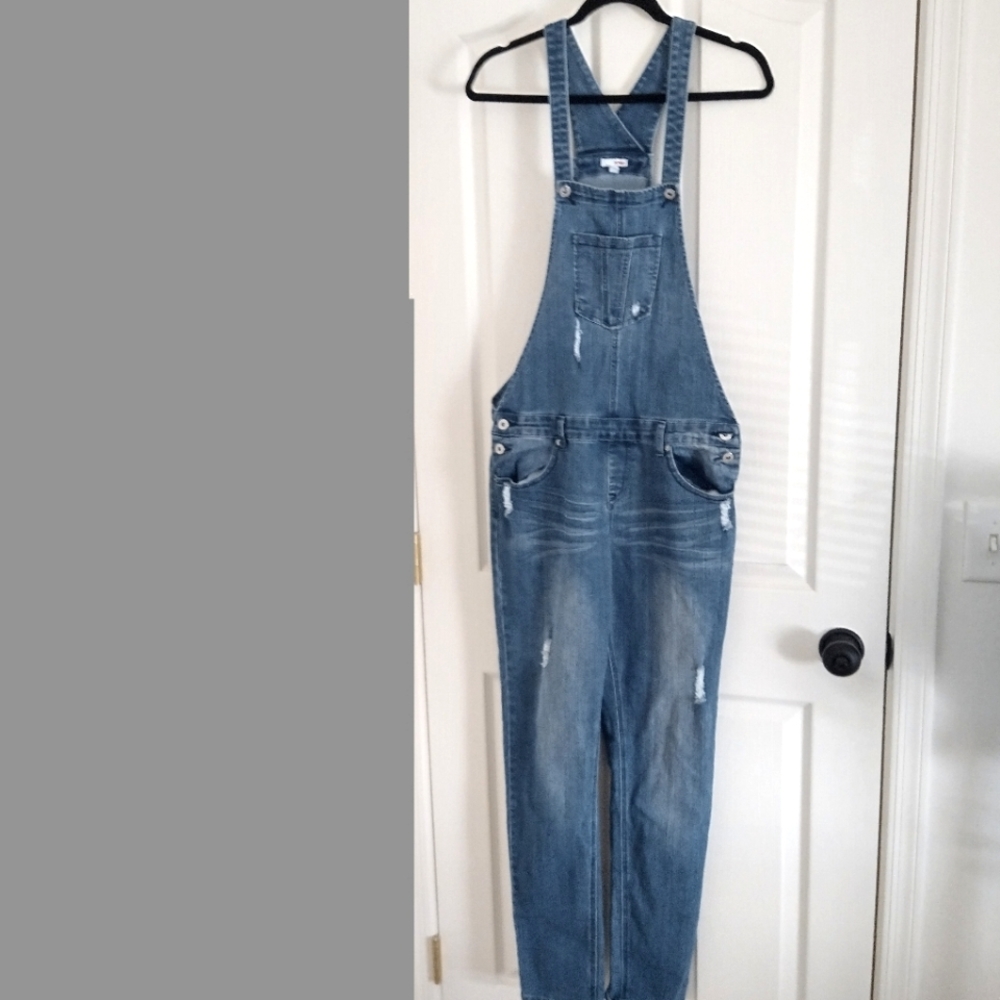 Bongo Jean Skinny Overall XL